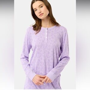 Roller Rabbit Monkey Floral Ashley Top - Lavender, S